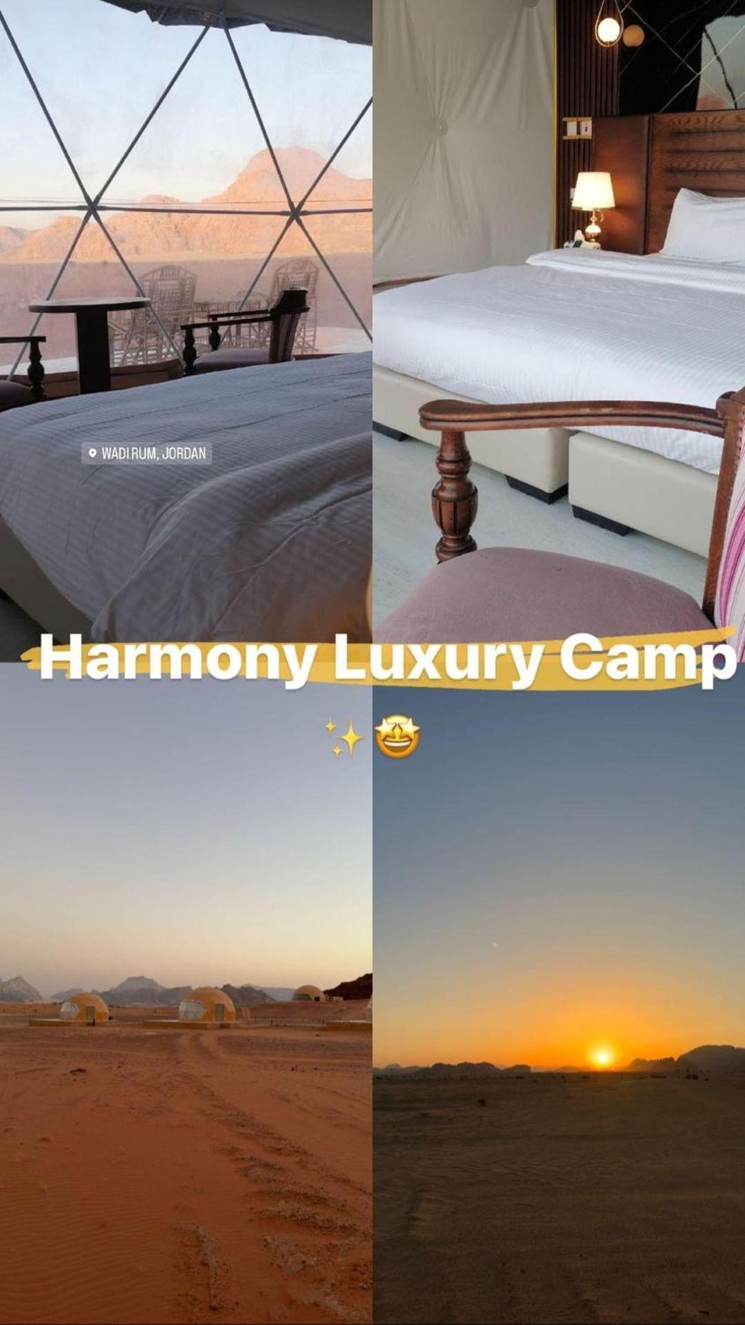 Harmony Luxury Camp Hotell Wadi Rum Exteriör bild
